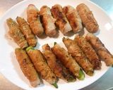 お肉で巻き巻き作り方6写真