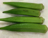 オクラのマヨネーズおかか和え作り方1写真