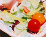 ★本日のシーザーサラダ~ハムチーズ編~★作り方3写真