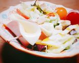 ★本日のシーザーサラダ~ハムチーズ編~★作り方5写真
