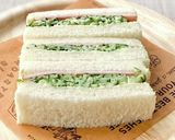塩もみきゅうりとハムのサンドイッチ作り方6写真