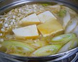 寒い日のお鍋♪　ピリ辛ごま味噌鍋作り方3写真