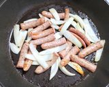 ソーセージと冷凍野菜の辛子マヨネーズ炒め作り方2写真