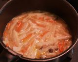 大根ときのこのおかか味噌そぼろ煮作り方3写真