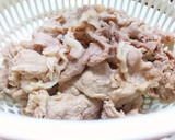 なすと豚しゃぶのみぞれ和風冷スープパスタ作り方5写真