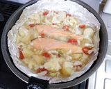 鮭と野菜のみそチーズ焼き作り方8写真