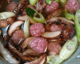 簡単！肉だんごとしいたけの生姜スープ♪作り方2写真