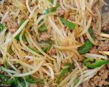 簡単！豚ひき肉ともやしの和風カレー炒め♪作り方4写真