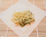 じゃがいもとわさびの春巻き作り方9写真