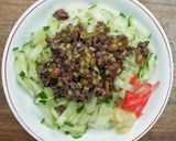 金山寺肉味噌でじゃじゃ麺風作り方5写真