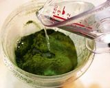 混ぜるだけ☆全卵使用の濃厚抹茶アイス作り方2写真