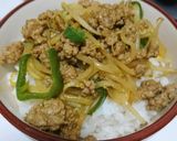 簡単！豚ひき肉ともやしの和風カレー炒め♪作り方5写真
