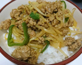 簡単！豚ひき肉ともやしの和風カレー炒め♪作り方5写真