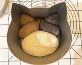 三毛猫パン☆ミルク食パン☆ネコパン作り方8写真