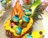 ポッチャマのびっくり白玉フルーツポンチ!作り方31写真