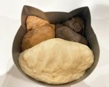 三毛猫パン☆ミルク食パン☆ネコパン作り方9写真