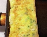 お弁当に甘口の卵焼き　ネギ入り作り方5写真