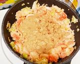 明太もちチーズもんじゃ作り方4写真