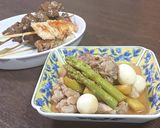 豚肉とアスパラとうずらの炒め煮作り方6写真