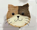 三毛猫パン☆ミルク食パン☆ネコパン作り方12写真