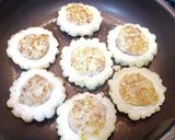 超簡単!白ゴーヤの豚ひき肉詰め!!作り方6写真