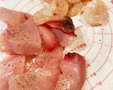 カジキマグロのモリンガジェノベーゼ和え作り方2写真