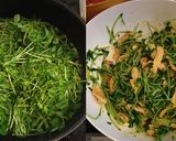 油揚げと豆苗とわかめのピリ辛ゴマだれ和え作り方4写真
