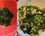 油揚げと豆苗とわかめのピリ辛ゴマだれ和え作り方5写真
