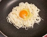 余ったそうめん消費に☆目玉焼きソース味作り方3写真