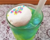 ポッチャマカラー氷のドリンク作り方6写真