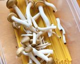 レンジで作る！しめじとツナの和風パスタ作り方2写真
