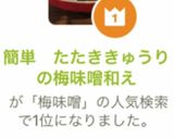 簡単　たたききゅうりの梅味噌和え作り方12写真