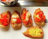 トマトと梨のブルスケッタ作り方3写真