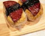 スパムもどき？テリヤキソーセージおにぎり作り方8写真