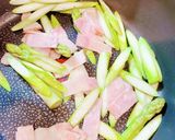 アスパラとベーコンのピリ辛パスタ作り方3写真