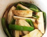 白なすとピーマンの煮浸し作り方3写真