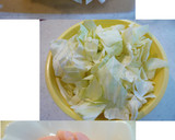 ✿キャベツと魚肉ソーセージのめんマヨ炒め作り方1写真