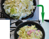 ✿キャベツと魚肉ソーセージのめんマヨ炒め作り方3写真