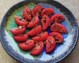 動画レシピトマト塩昆布オニオンフライのせ作り方4写真