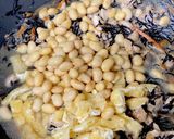 フライパンで簡単^^大豆と鶏肉のひじき煮作り方7写真