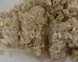 ヘルシー豆腐と鶏ひき肉のピーマンの肉詰め😋作り方3写真