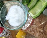 保存用【苦瓜＊ゴーヤ味噌】ごはんの友作り方1写真