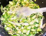 オクラと卵炒め作り方8写真