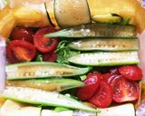 ベジートで夏野菜のミルフィーユ ビーガン作り方7写真