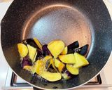 揚げナスとオクラの味噌汁作り方4写真