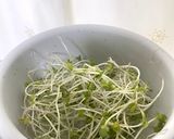 ひよこ豆テンペ＆スプラウトアボカド丼作り方3写真