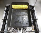 豆苗とカマボコのダシ巻き卵作り方3写真