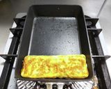 豆苗とカマボコのダシ巻き卵作り方4写真