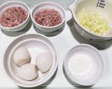 犬ご飯　うずら入りミートローフ作り方1写真