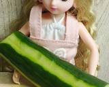 リカちゃん♡きゅうりとにんにく醤油炒め作り方2写真